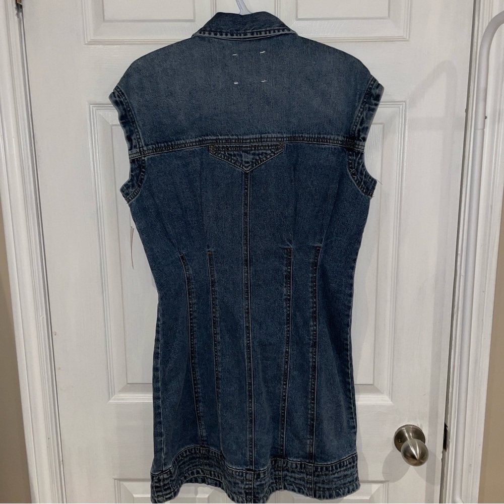 Habitual Denim Button-Down Dress - Picture 2 of 5